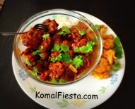 Gobi Manchurian , tried first time.